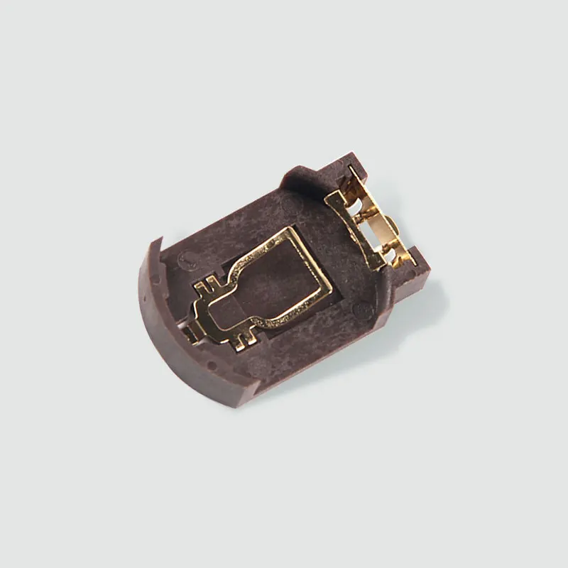 Caja de batería de botón de 3V, soporte de batería CR2032 CR 2032, parche Horizontal, caja de almacenamiento de batería de BS-8 chapada en oro, 5-50 Uds. - imagen 3