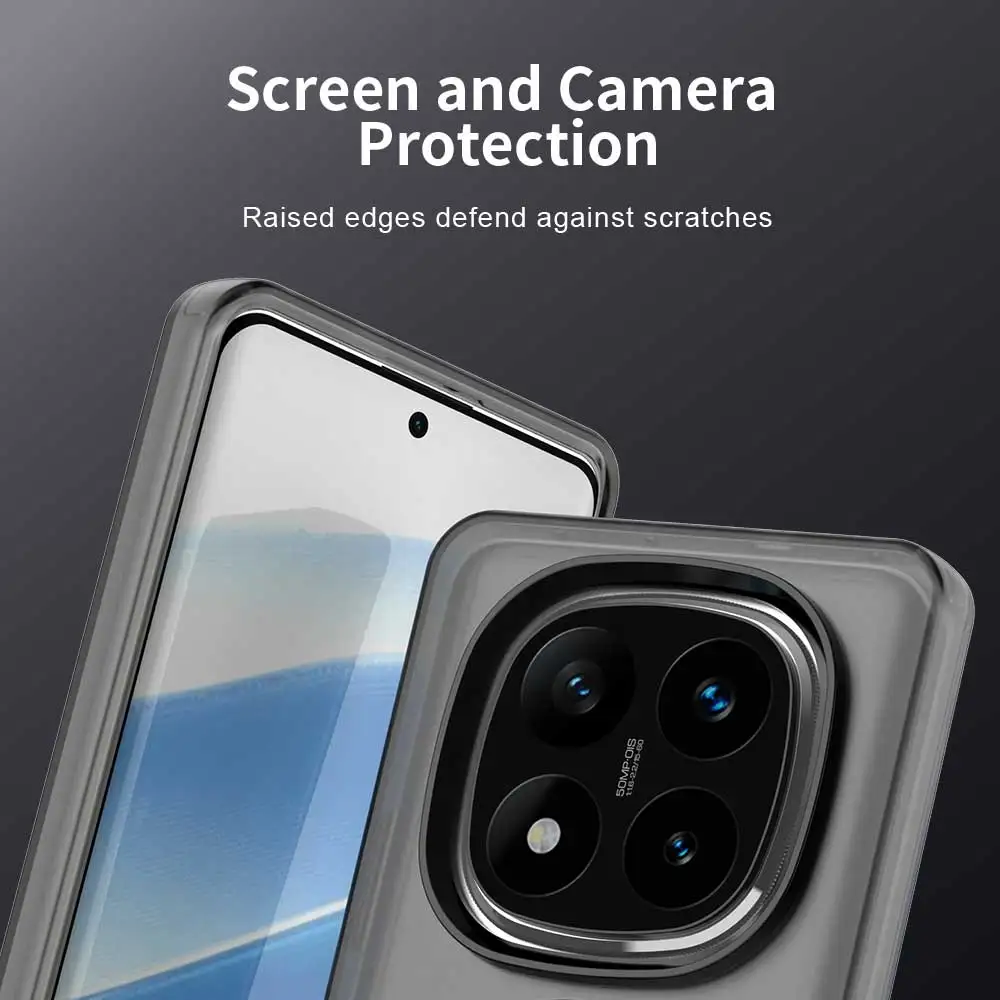 Funda de carga inalámbrica magnética para Redmi Note 14 Pro 5G Note 14 Pro + Plus, funda trasera transparente de colores caramelo - imagen 2