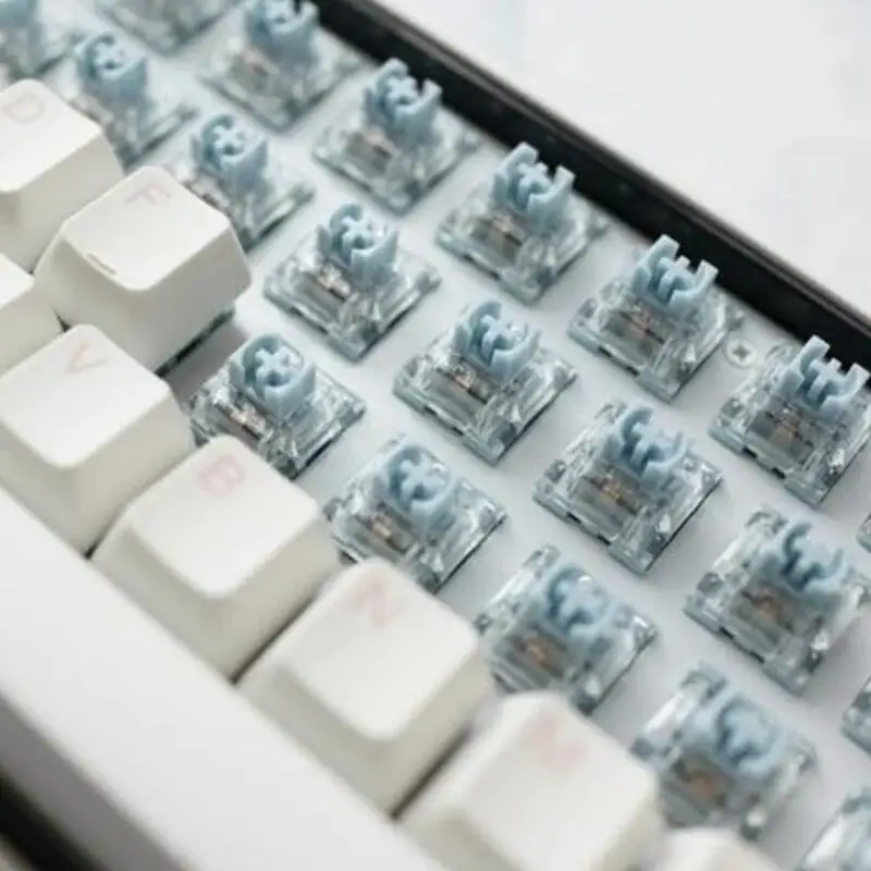 Interruptor silencioso TTC, blanco azulado, congelado, silencioso, marrón, rojo, V3, teclado mecánico silencioso, interruptores MX RGB SMD, Kit de intercambio en caliente, interruptor silencioso - imagen 5