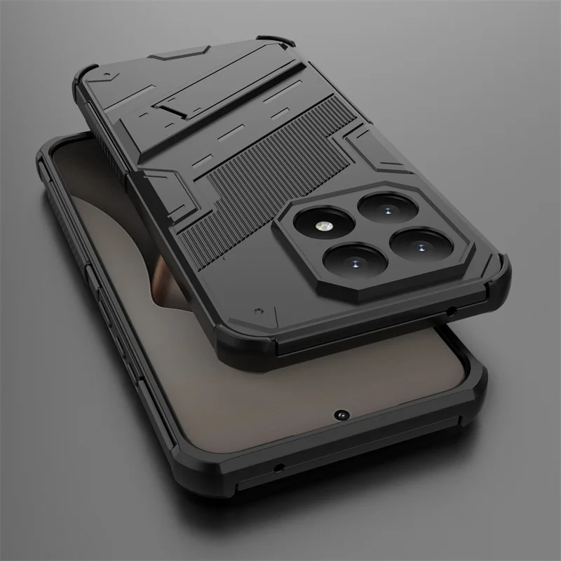 Para Xiaomi 15T Funda para Xiaomi 15T Pro Funda Coque Punk Armor a prueba de golpes duro PC Protector Parachoques Xiaomi 15T - imagen 5