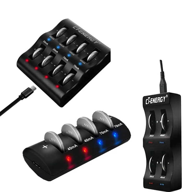 Adaptador de cargador de batería de iones de litio inteligente, convertidor de pantalla USB, alta calidad - imagen 2