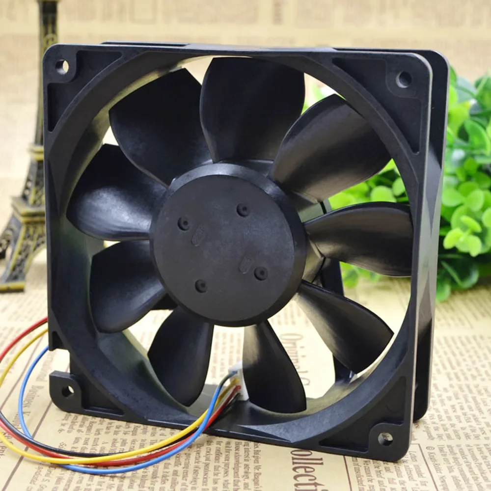 Para sopladores NMB 4715KL-05W-B46 4 cables 12038 12cm 120X120X38mm 24V DC 0.46A ventiladores de refrigeración de ordenador de servidor industrial axial - imagen 5