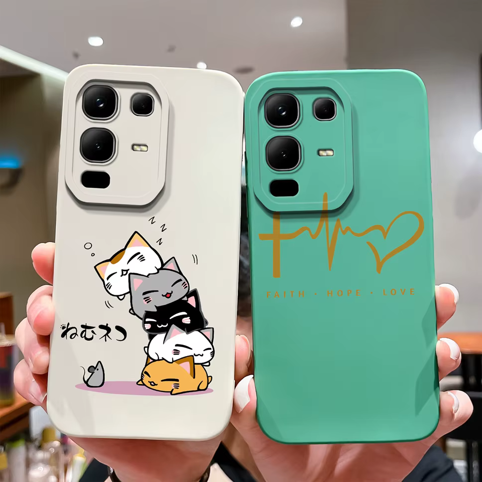 Funda de teléfono para Infinix Note 50 Pro Plus, funda bonita con flores, Capa para Infinix Note 50X, Fundas protectoras ligeras - imagen 3