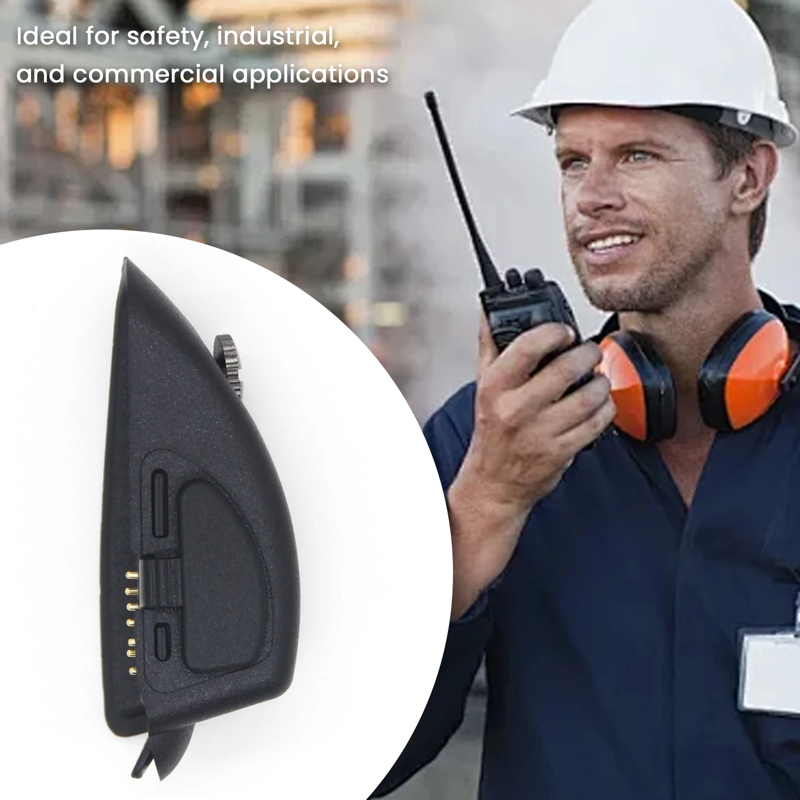 Adaptador de Radio Jack de 2 pines, adaptador de Walkie Talkie, adaptador de auricular de Walkie Talkie para Motorola GP328/338 GP340 380 - imagen 3