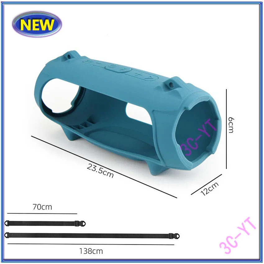 1 Uds nueva funda de silicona para JBL Charge5 protección de transporte de viaje - imagen 4