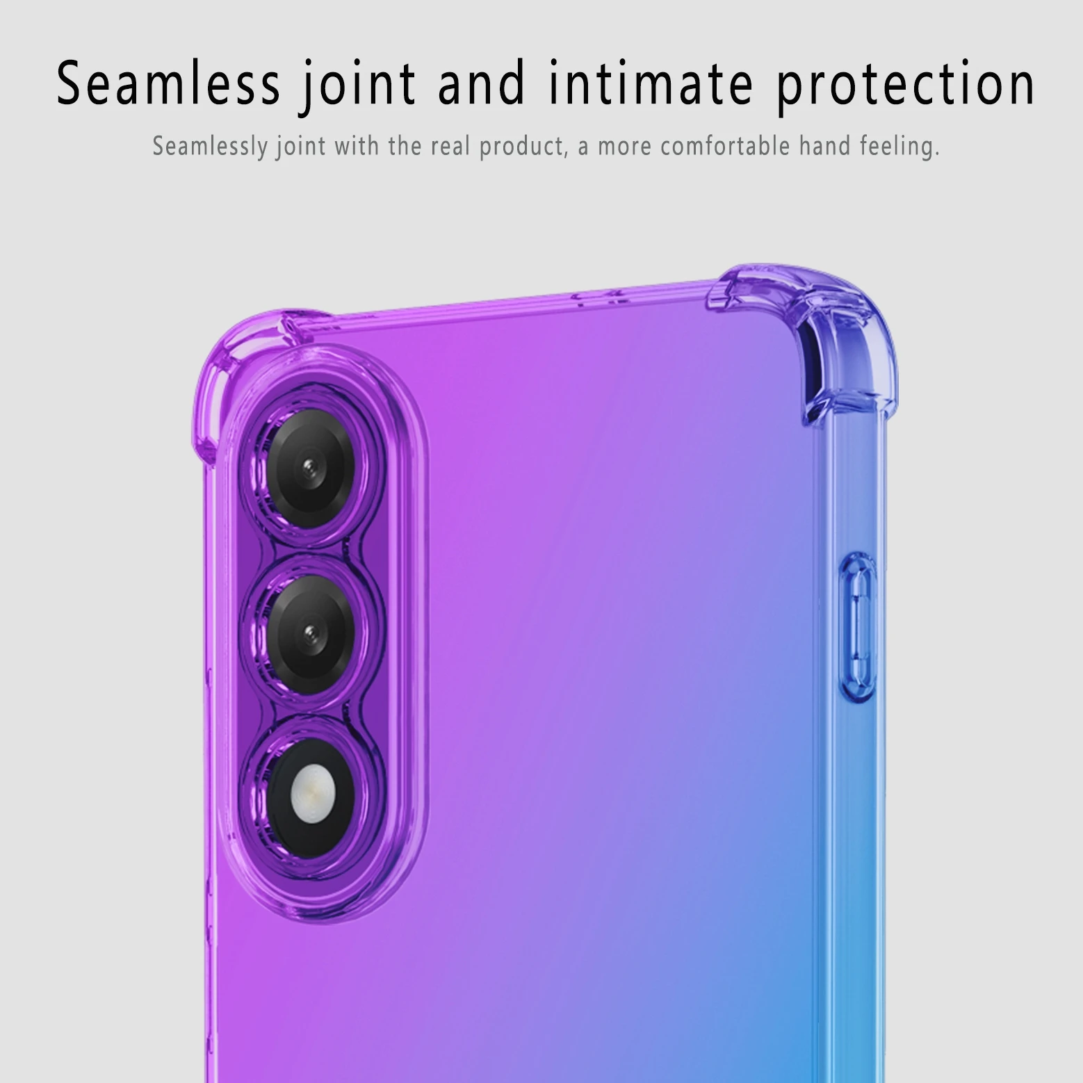 Funda de TPU con gradiente a prueba de golpes de cuatro esquinas para OnePlus Nord 5 CE 5 CE5 5G, funda protectora con marco, Fundas Coque Capa - imagen 3