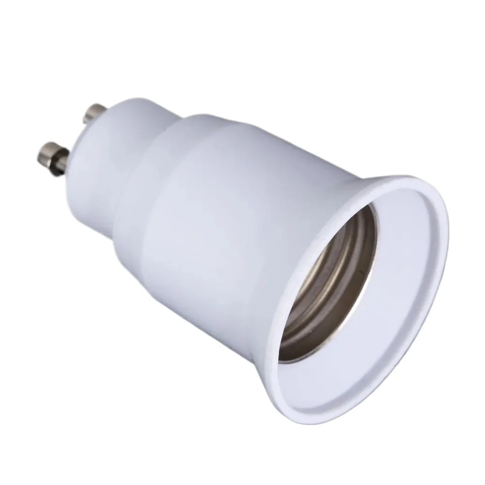 20 piezas GU10 a E27 adaptador de bombilla LED portalámparas convertidor enchufe bombilla portalámparas adaptador enchufe material resistente al calor - imagen 3