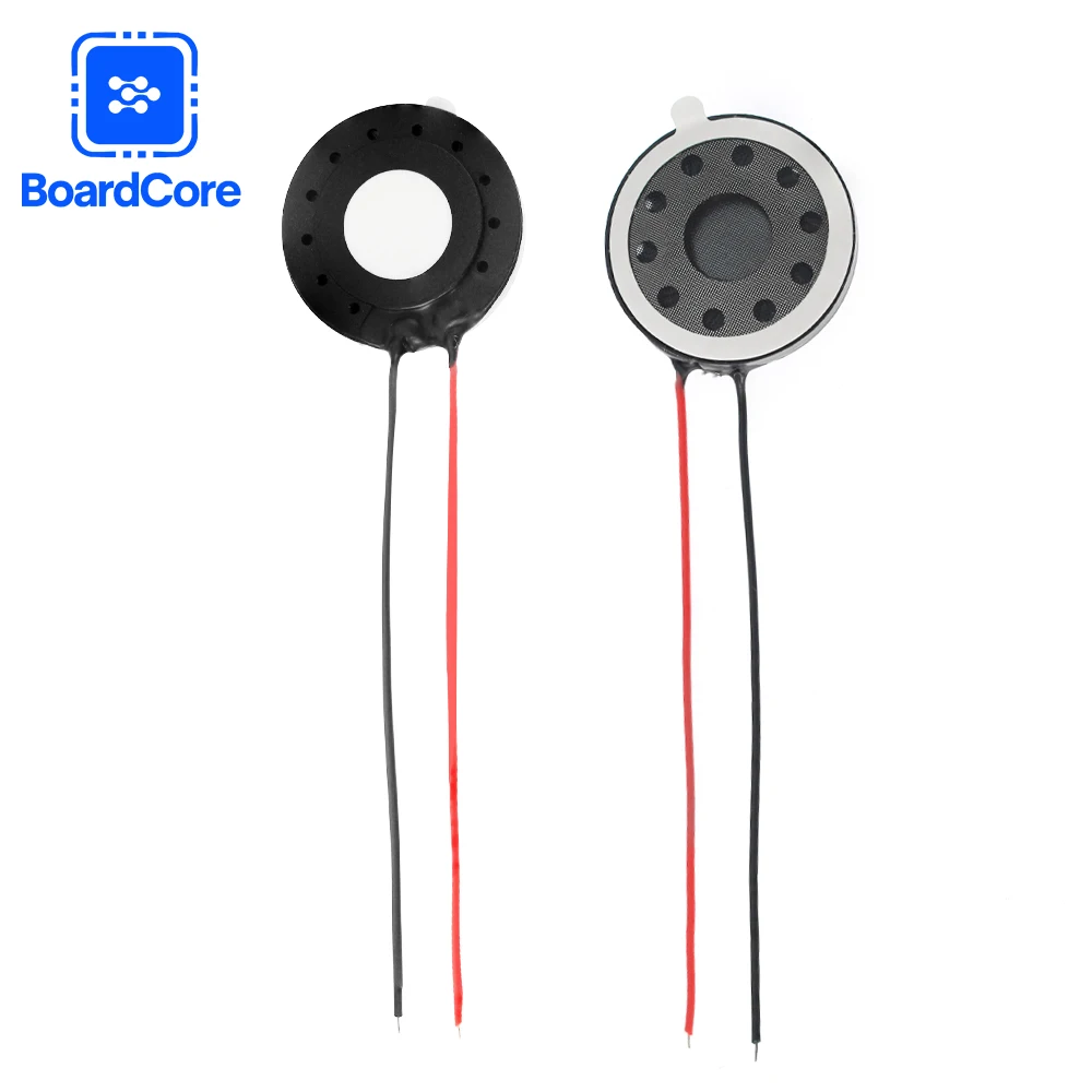 5 uds 8Ohm 1W Mini altavoz diámetro 13/15/16/18/20/23mm imán interno con cable altavoz Audio DIY para tableta teléfono ordenador - imagen 2