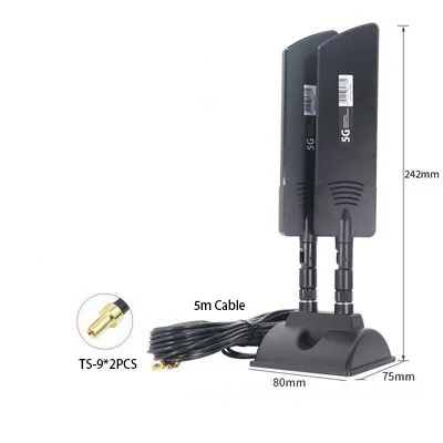 1PCS TS-9 5m Cable