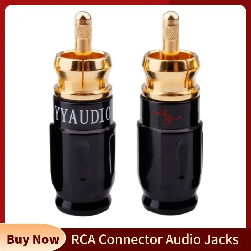 Conector Jack RCA, conectores macho, Terminal de altavoz, conectores de Audio para amplificador, sistema de sonido de cine en casa, electrónica de consumo - imagen 2