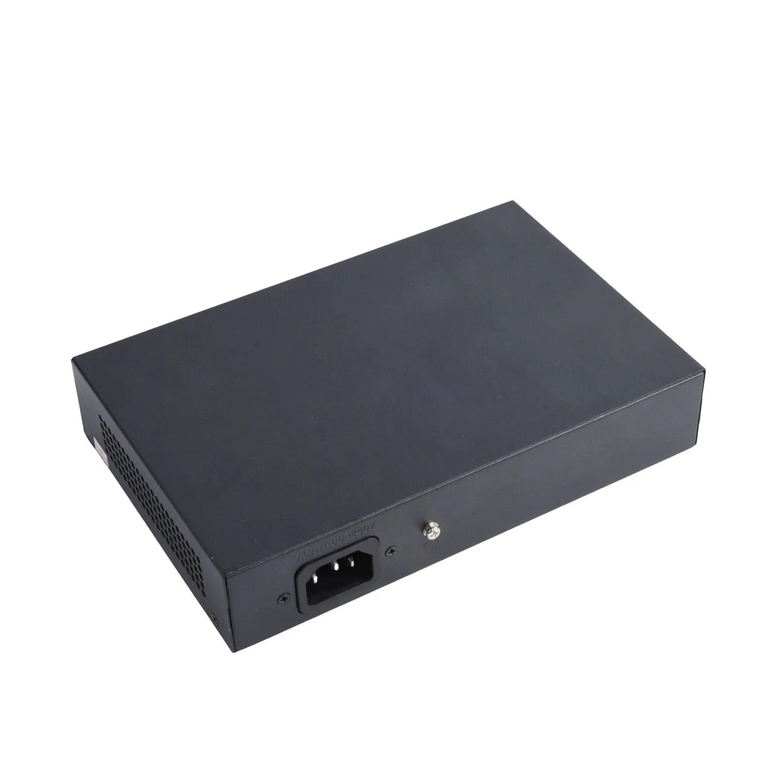 1 Uds. Conmutador POE estándar de 10/100Mbps 4 puertos + 2 puertos de enlace ascendente interruptor Ethernet protección contra rayos para cámara IP AP inalámbrico negro - imagen 4