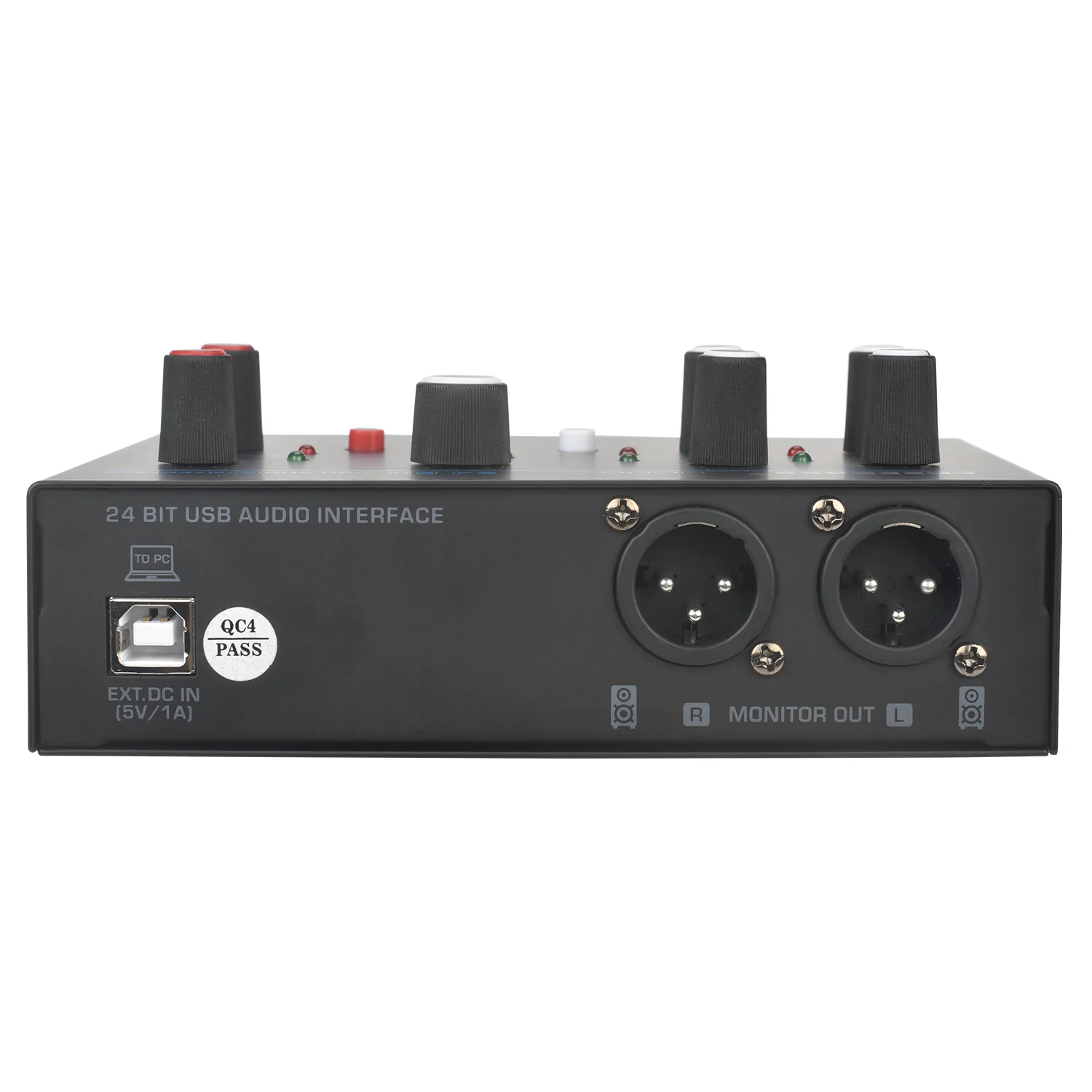 Freeboss-interfaz de Audio estéreo 3,5, tarjeta de sonido externa sin controlador para Windows ASIO4ALL UC86, 48V, PC, grabación de guitarra, 5 canales de entrada - imagen 5