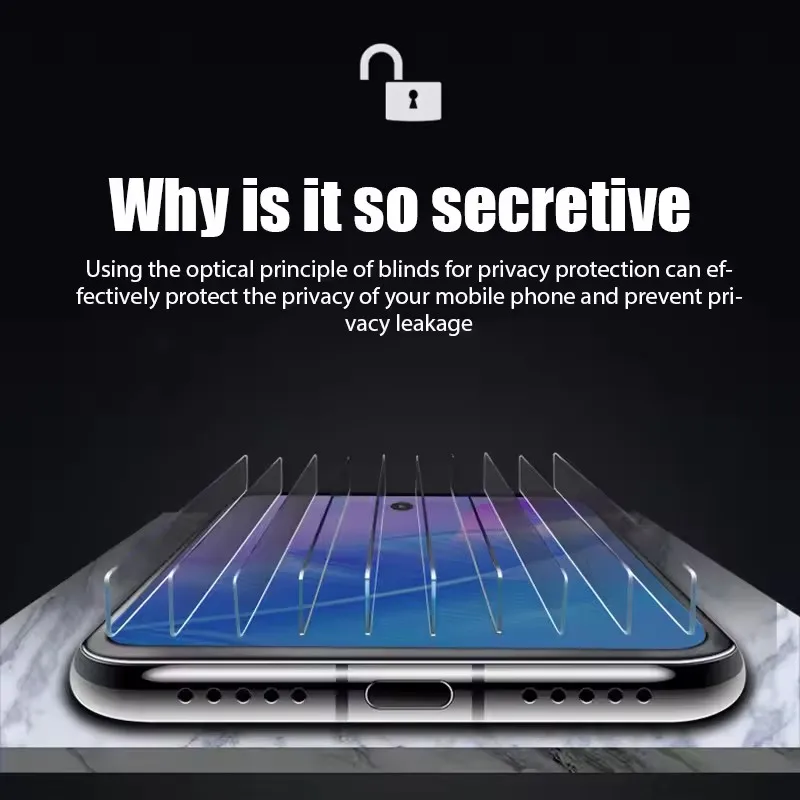 Película de hidrogel de privacidad para Xiaomi Redmi Note 12 13 Pro 5G 4G, Protector de pantalla sin desbloqueo de huellas dactilares, 3 uds. - imagen 4