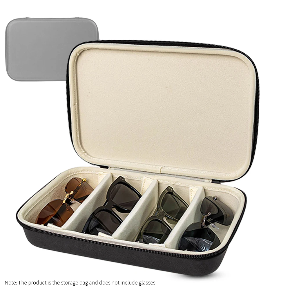 Estuche de almacenamiento duro para gafas de sol EVA, caja protectora para gafas oscuras, bolsa de transporte de viaje portátil - imagen 2