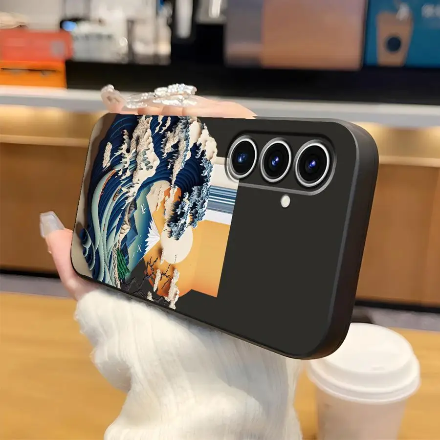 Funda con suspensión de cielo de verano para Honor Magic5Lite X9a 90 X7 70 X5b 8X X8 X6 200 400 Lite, funda negra suave para teléfono - imagen 5