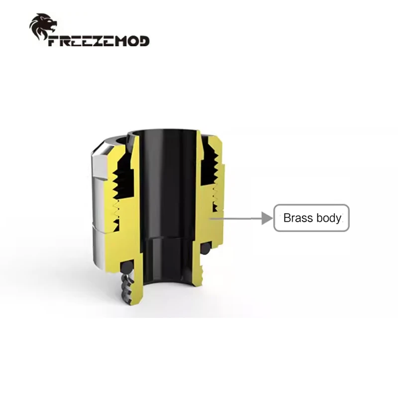 FREEZEMOD-manguera de refrigeración por agua para ordenador, accesorio para tubos de PVC PE de 10x13MM, superficie lisa, fijación de llave Hexagonal delgada de 3/8 pulgadas - imagen 5