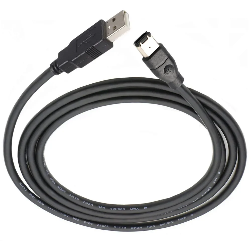 Cable de cobre estándar IEEE400 1394 Firewire USB AM a 6P Cable USB a 1394 Conexión de tarjeta de sonido - imagen 4