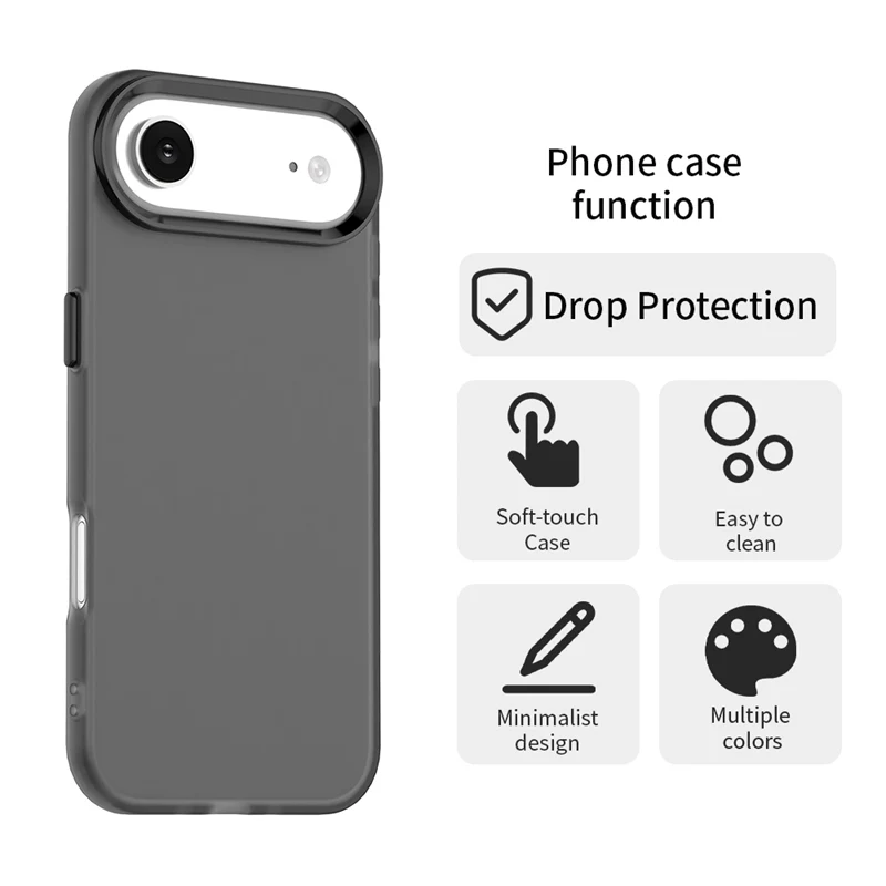 Funda de teléfono mate caramelo para Apple iPhone 17 Funda de aire para iPhone 17 Funda de aire sensación agradable a la piel чехол Funda trasera - imagen 4