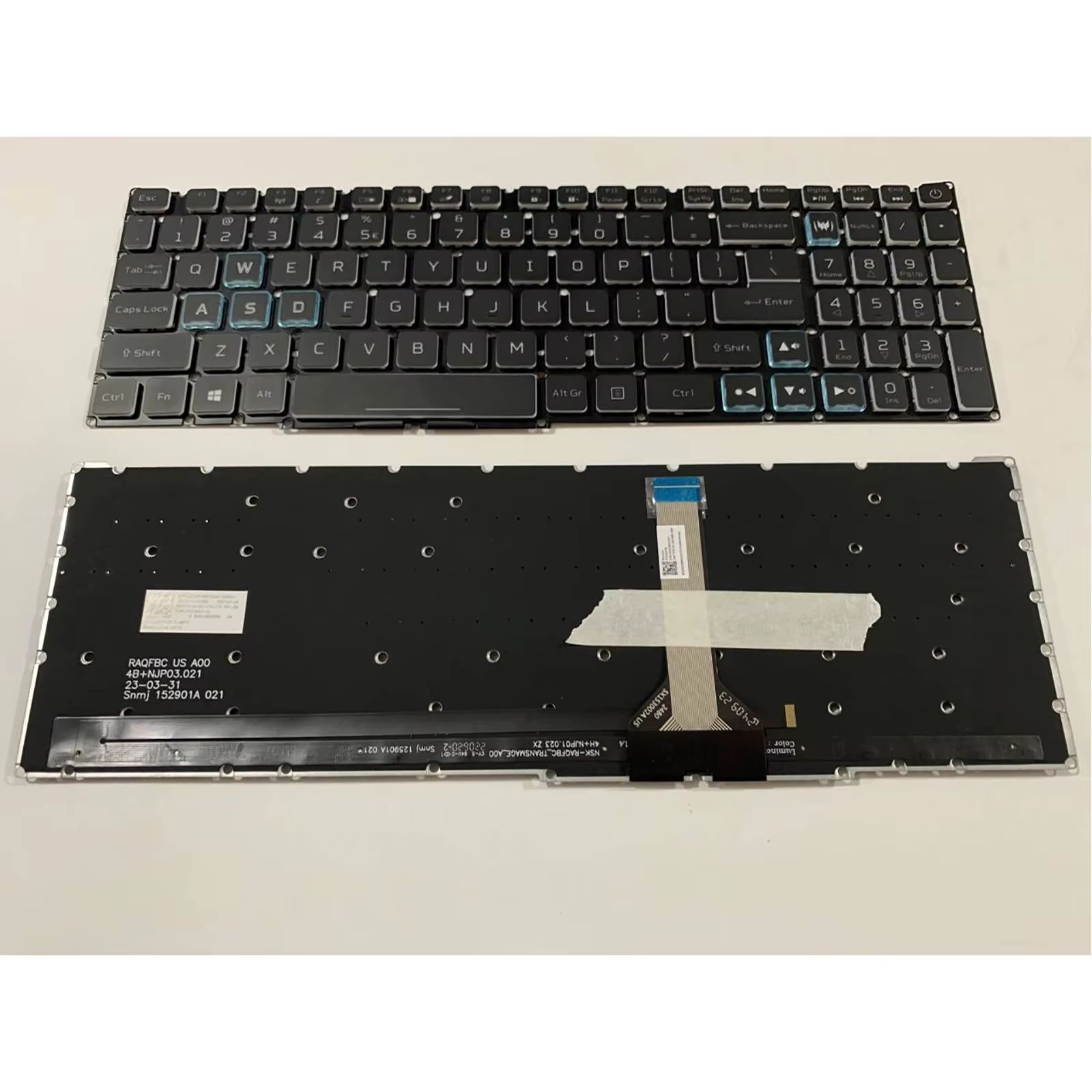 Teclado de ordenador portátil con diseño estadounidense para Acer Nitro 5 teclado AN515-57 AN515-56 AN515-45 AN515-54 NSK-RAQFBC - imagen 3