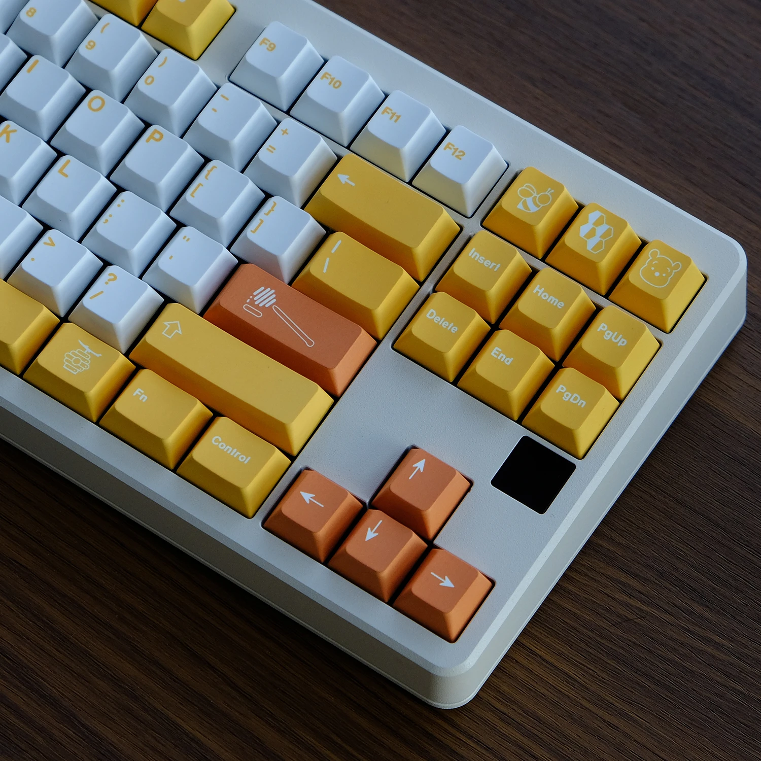 Teclas de miel PBT GMK, teclas de perfil de cereza, sublimación de tinte, teclas clonadas GMK para teclado mecánico MX Switch - imagen 3