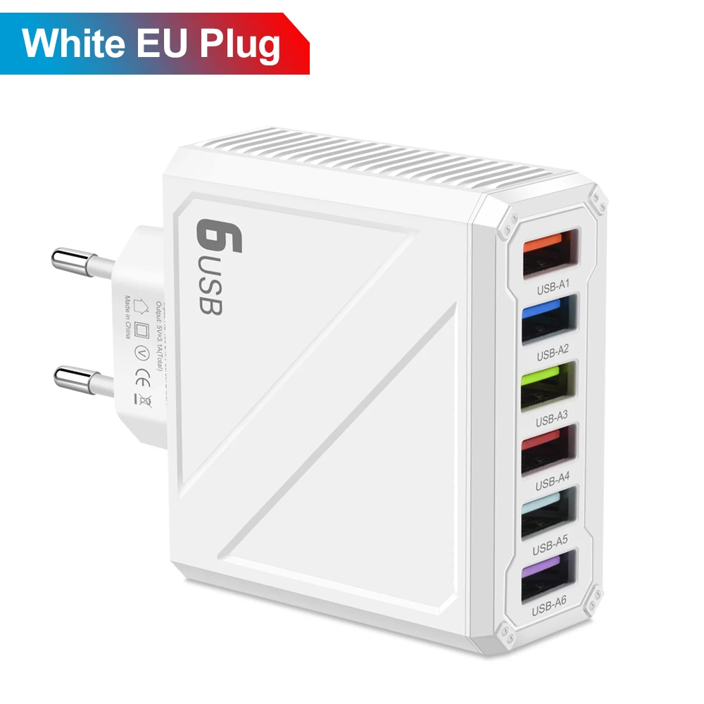 White EU Plug