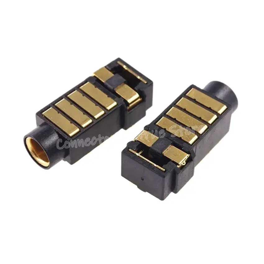 YuXi-toma de corriente para auriculares, 2 piezas, chapado en oro, 4,5mm, Pin de 5 secciones de Audio para Sony Player 4,4 Balance Jack - imagen 2