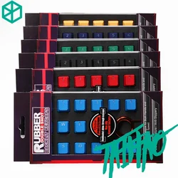 Taihao Keycaps PBT Perfil OEM – Magenta y Azul Claro RGB