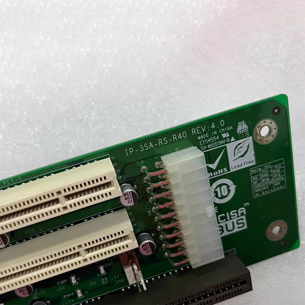IP-3SA-RS-R40 REV: 4.0 Placa base de computadora de control industrial Placa inferior con ranura PCISA - imagen 3