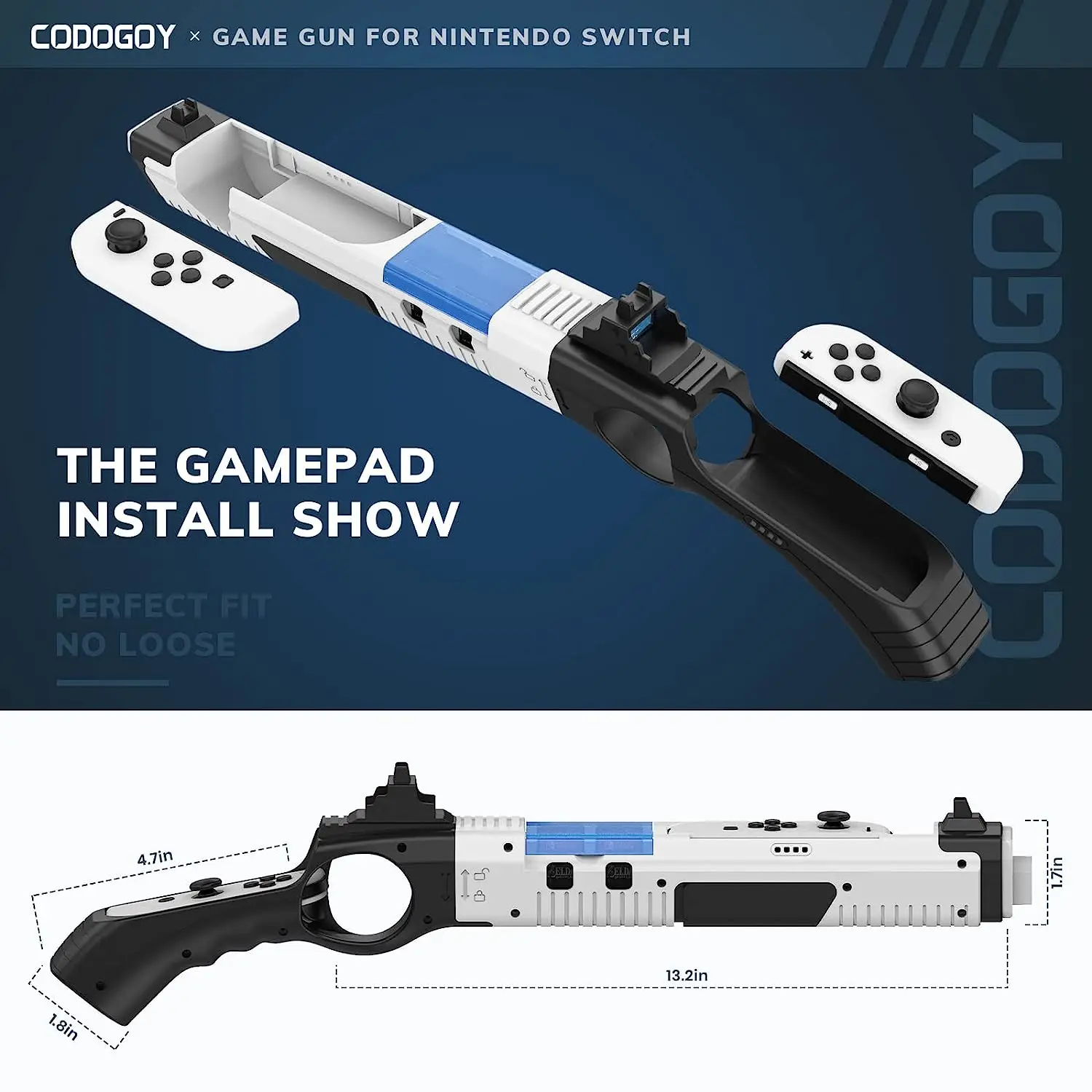 Controlador de pistola de juego de disparo Switch para Nintendo Switch/juegos de caza OLED pistola de Nintendo Switch - imagen 4
