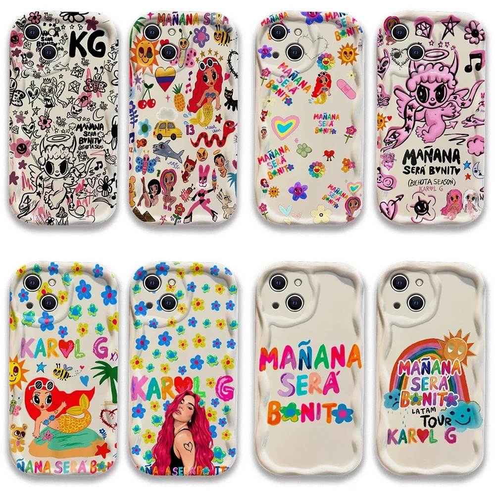 Karol G Manana-funda para Samsung, carcasa para Samsung A73, A72, A71, A55, A54, A53, A35, A34, A33, A25, A24, A23, A15, A14, A13, A05, A04, A03, 4G, 5G - imagen 2