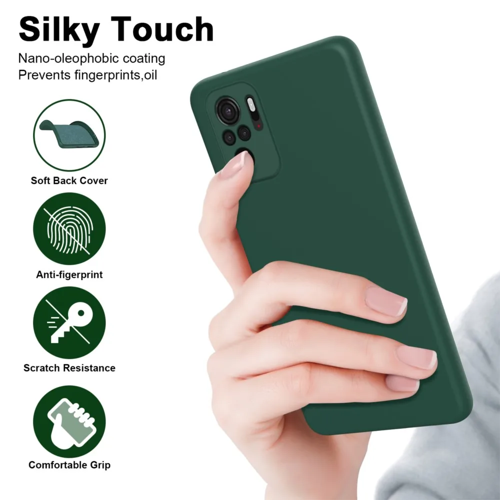 Funda de silicona Candy para Xiaomi Redmi Note 10 4G Note 10S, funda de teléfono suave ultrafina de lujo a prueba de golpes, funda Redmi Note10 S 4G - imagen 3