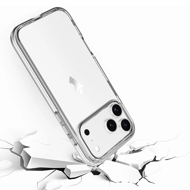 Funda transparente de silicona para iPhone 17, carcasa de aire, funda suave transparente de TPU para iPhone 17 Pro Max, funda ultrafina antihuellas - imagen 4