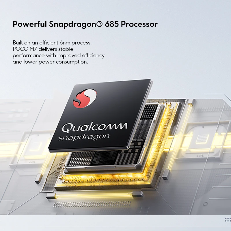 Versión global POCO M7 Smartphone 5G Snapdragon ®   Cámara 685 50MP 6,9" 144Hz FHD+ DotDisplay 7000mAh Batería 33W Carga rápidaNFC - imagen 4