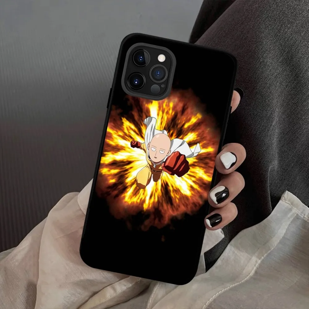 OnePunchMan-funda de teléfono bonita y ostentosa para iPhone 14 11 12 13 Mini Pro XS Max, Funda 6 7 8 Plus X XR SE 2020 - imagen 2