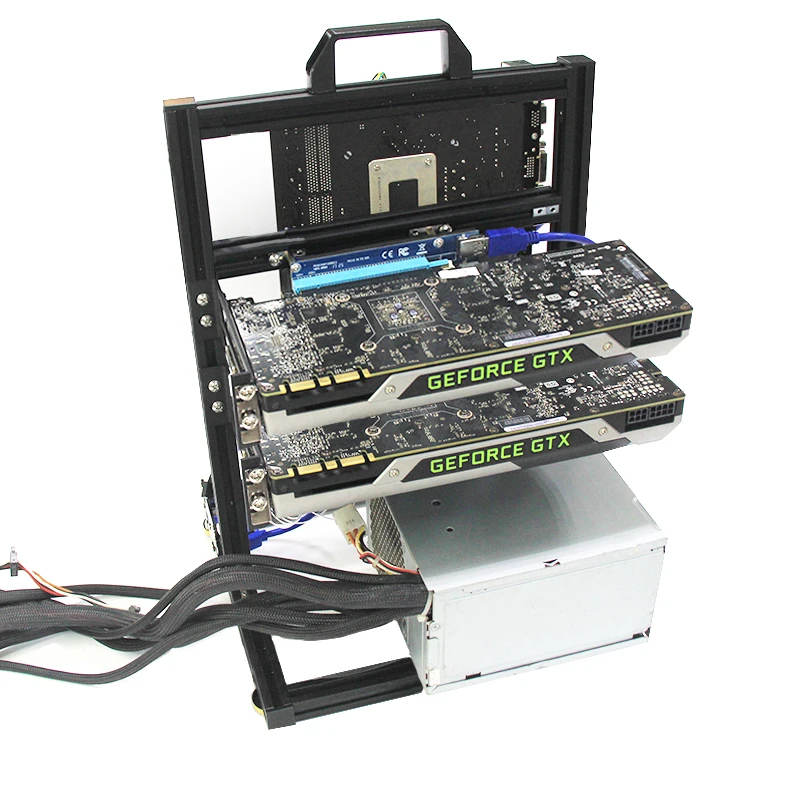 Torre E-ATX 4GPU – Refrigeración de Alto Flujo en Rack Abierto - imagen 2