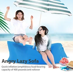 Sofá Inflable Camping Plegable Ultraligero – Playa Exterior Antigolpes