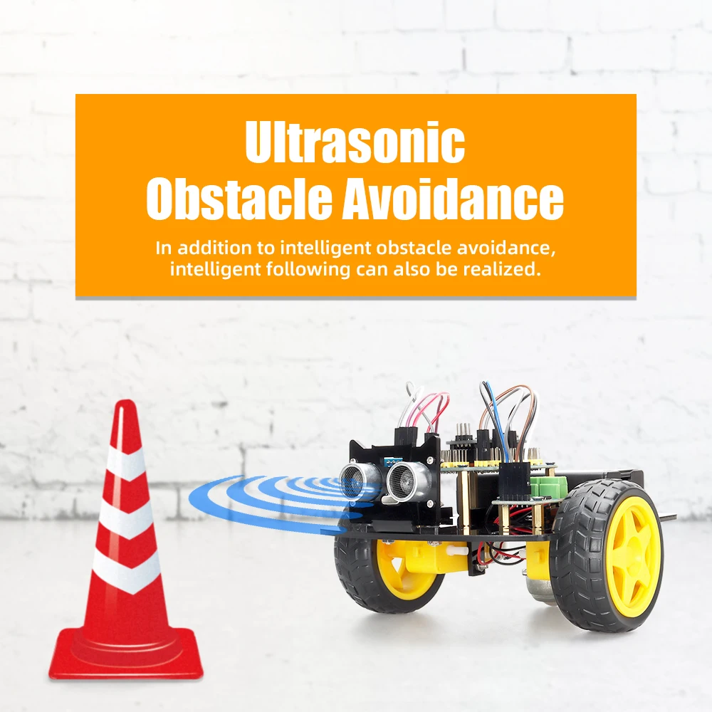 TSCINBUNY-Kit de Robot de arranque inteligente para programación Arduino, aprendizaje y desarrollo de habilidades, Kit completo, Kit robótico educativo - imagen 5