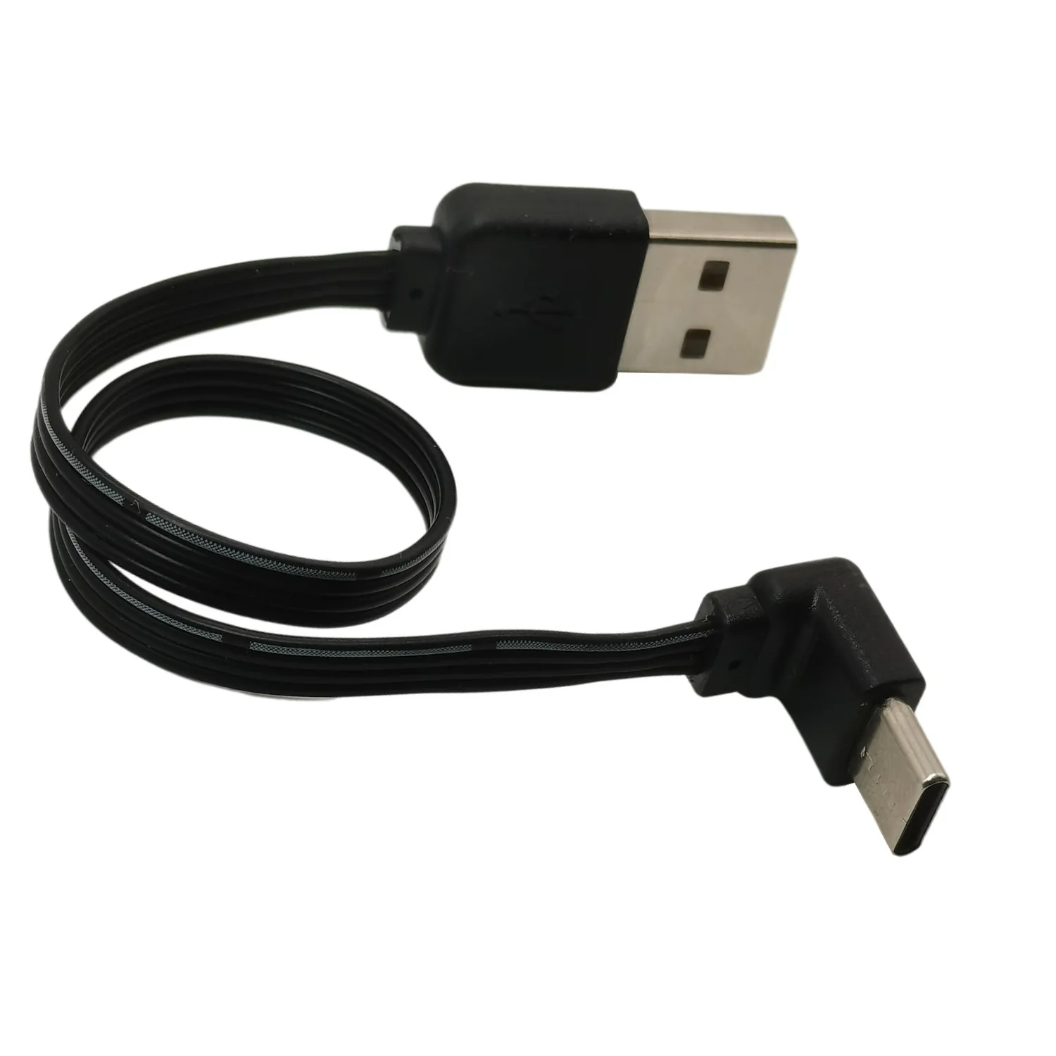 Cable de extensión USB tipo C de ángulo recto, Cable de carga de datos tipo A macho de 90 grados, 0,1 M, 0,2 M, 0,3 M, 1M, 9 combinaciones - imagen 2