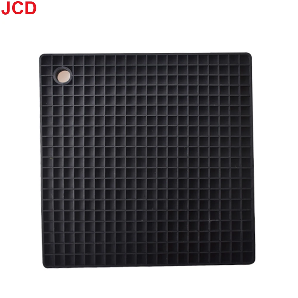 Tapete cuadrado de silicona de grado alimenticio, tapete para olla impermeable y a prueba de aceite, posavasos, cocina, mesa de comedor, antiquemaduras, 1 piezas - imagen 5