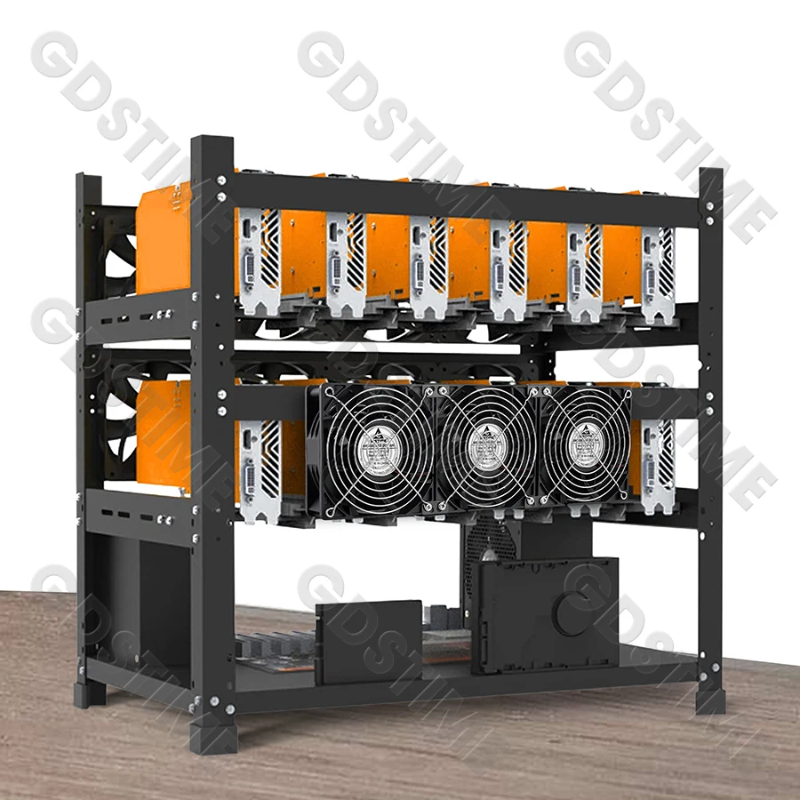 Gdstime-ventilador de gran volumen de aire de alta velocidad, 120mm, CC de 12V, 220V, máquina de minería Btc, ventilador de gabinete de estación de trabajo, Enfriador de servidor violento 12038 - imagen 4