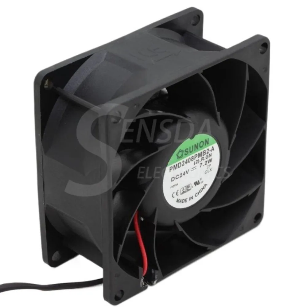 Sunon PMD2408PMB2-A Enfriador CPU 24V 7,2W Ventilador axial 80x80x38mm - imagen 5