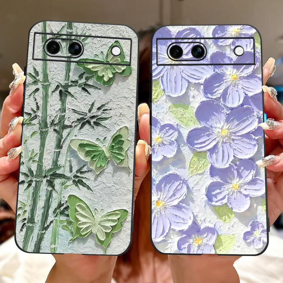Para Google Pixel 8A funda diseño fresco patrón cubierta a prueba de golpes suave TPU funda de teléfono para Google Pixel 8 Pro Pixel8 A Pixel8A Fundas - imagen 3