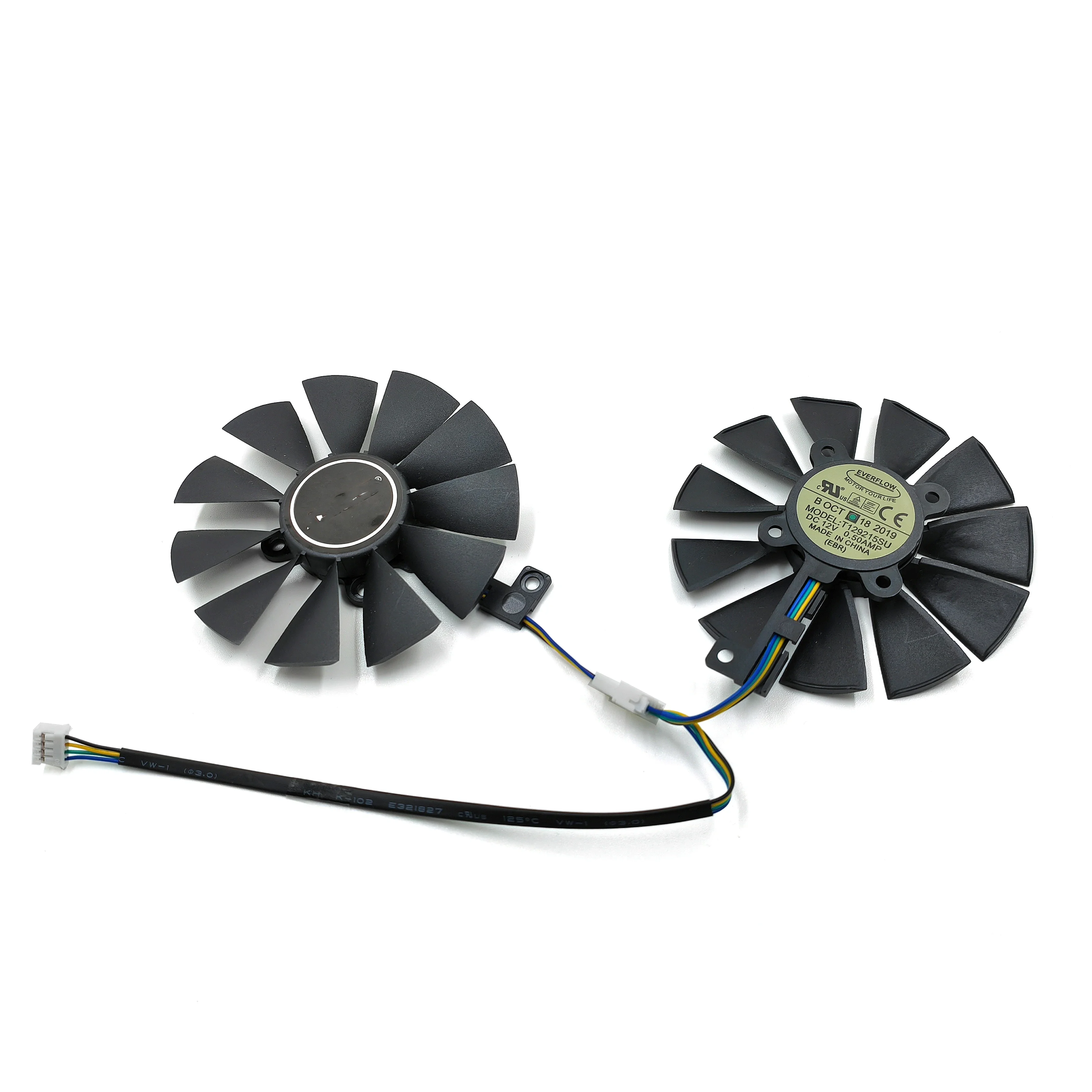 Nuevo ventilador enfriador de 87MM GTX1060 GTX1070 RX480 para ASUS GTX 1060 1070 RX 480 tarjeta gráfica T129215SU PLD09210S12HH ventiladores de refrigeración de 28mm - imagen 2