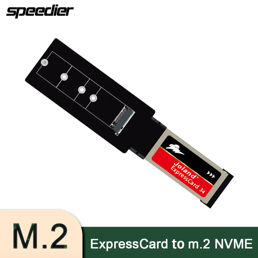 Adaptador ExpressCard a M.2 NVMe Lector de tarjetas de interfaz M-Key 34 mm para computadora portátil - Expansión de almacenamiento