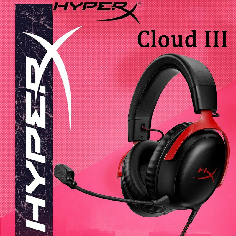 HyperX Cloud 3 III auriculares para juegos por cable con micrófono de sonido DTS/soporte de Software HyperX auriculares para juegos USB para PC PS Xbox Switch - imagen 2