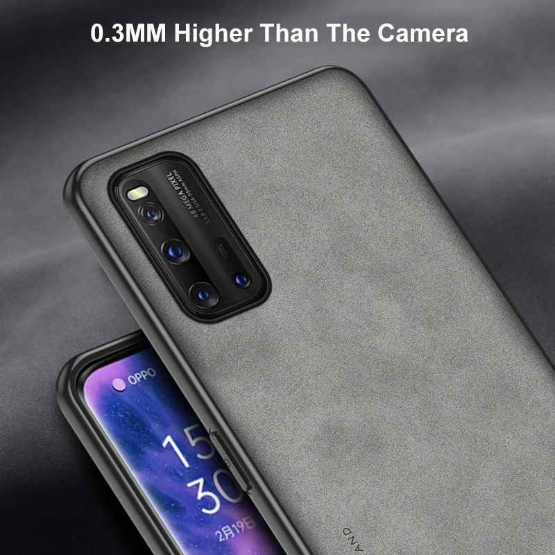 Para Vivo iQOO 3 5G funda de lujo de cuero PU funda de teléfono para Vivo iQOO 3 iQOO3 contraportada de silicona mate a prueba de golpes protección completa - imagen 5