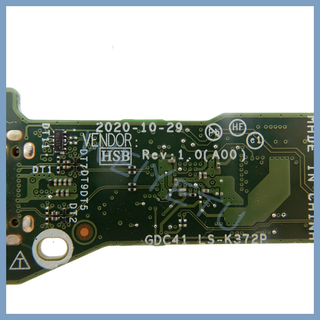 Placa GDC41 LS-K372P UsB/tipo-c para Dell Latitude 7420 7410 placa tipo C para ordenador portátil CN-0VY00G - imagen 5