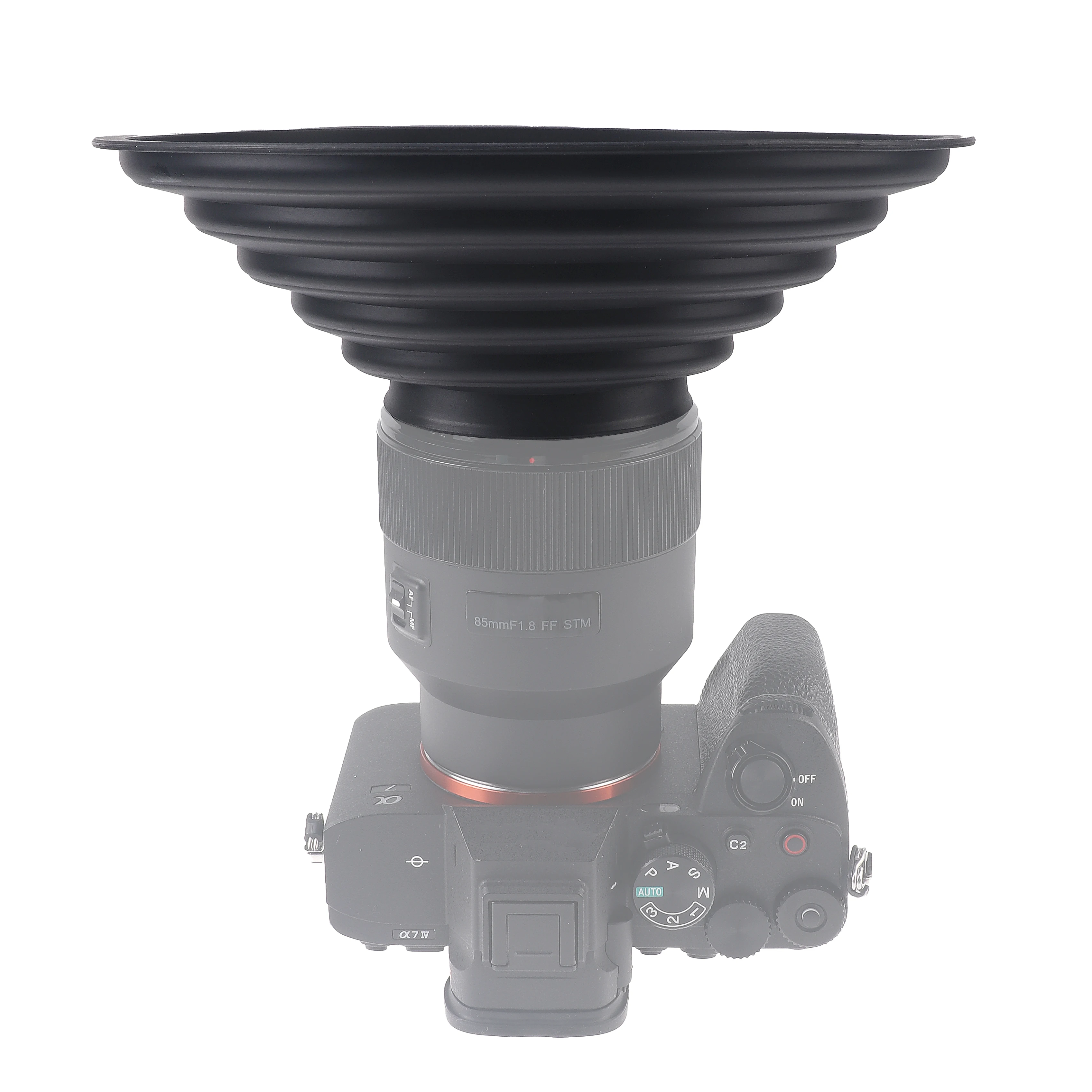 Parasol de extinción de lentes, parasol de lente de cámara Micro SLR, parasol de lente de Ailicone antirreflectante, parasol plegable para lentes de cámara, fotografía - imagen 3