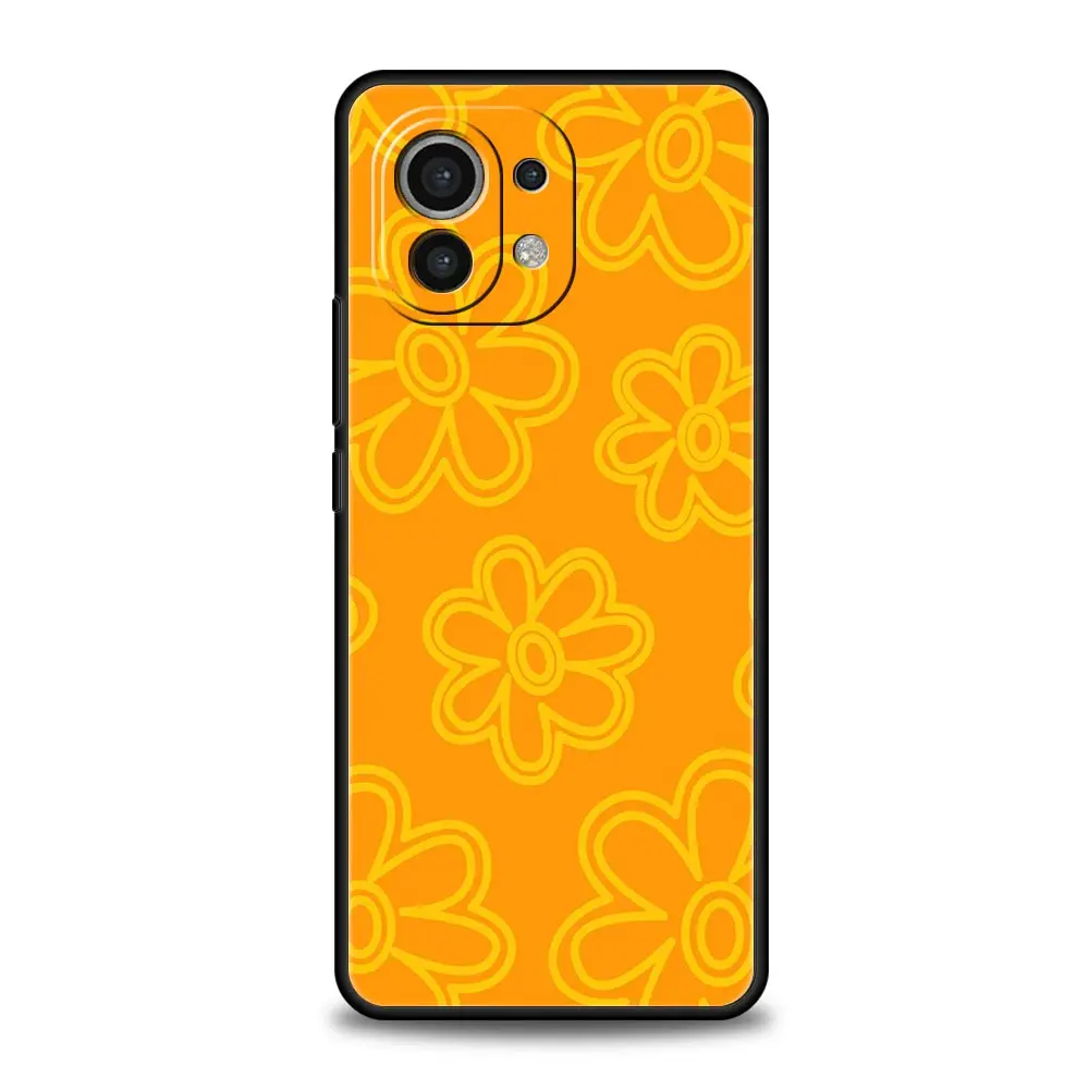 Funda de teléfono para Xiaomi Mi 15 14 14T 13T 12T Pro 12 13 11 Lite 5G 11T X6 X5 Pro cubierta suave de TPU mercado de flores abstractas - imagen 5