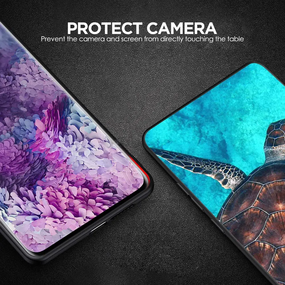 Preciosa funda de dibujos animados tortuga marina azul océano para Samsung A35 A55 A15 A13 A51 A71 A41 A31 A21S A03S A05 A23 A25 A33 A53 A73 5G - imagen 4